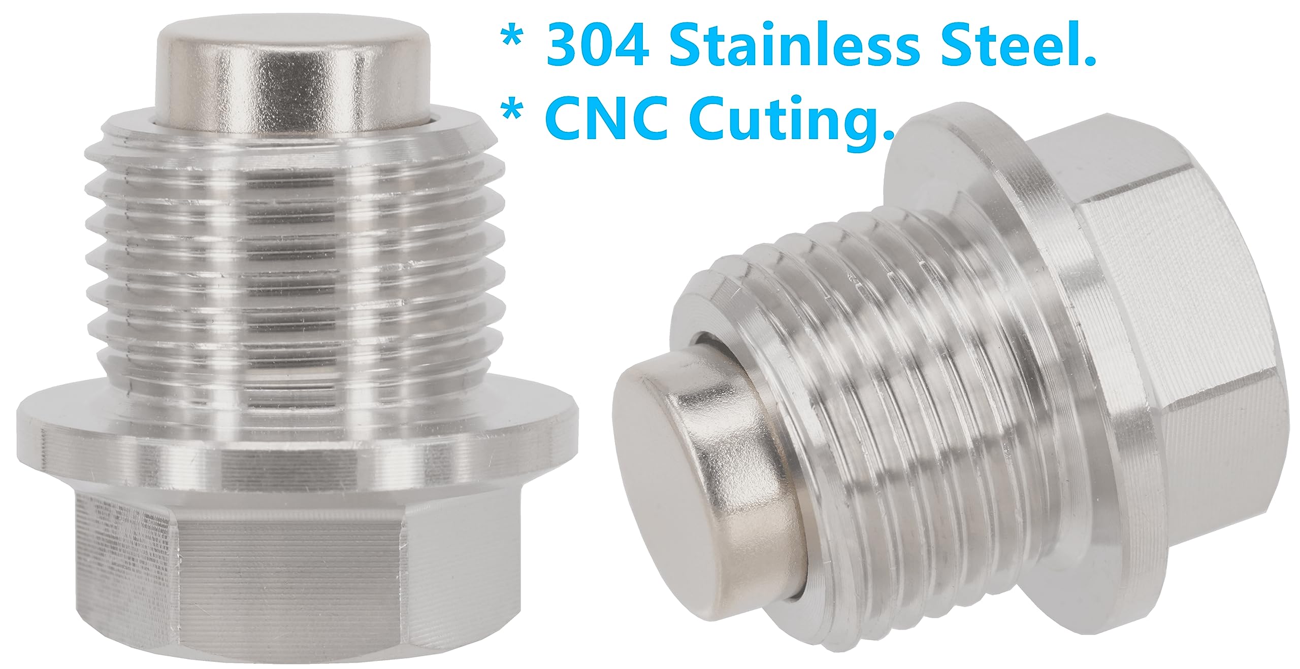 Amazon.com: abczok 2PCS Stainless Steel Magnetic Hex Rear