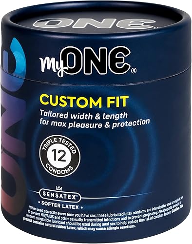 MyONE Preservativos de tamaño cómodo 47F Extra Snug (47), Longitud 6" (F)