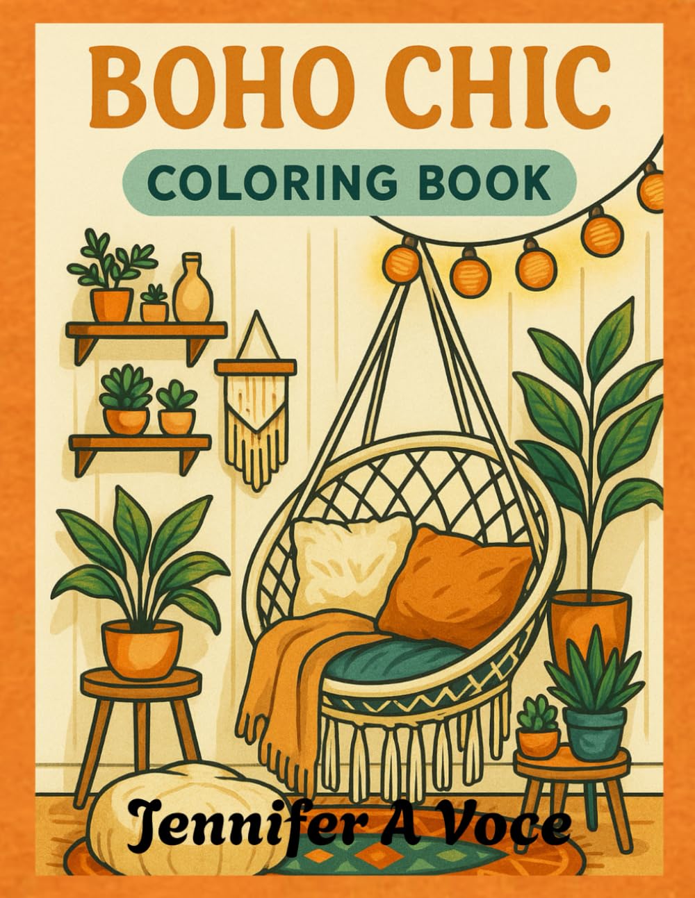Boho Chic Coloring Book – A Cozy, Aesthetic-Inspired Coloring Escape