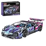 WINGIFT 1329 Piece Sports Car Building Blocks Toys Boys or Adults Kits, 1:14 Race Car Model Building Set, Adult Collectible Model Cars Set to Build, STEM Super Cars Sets for Boys Girls Age 6-12, 8-14