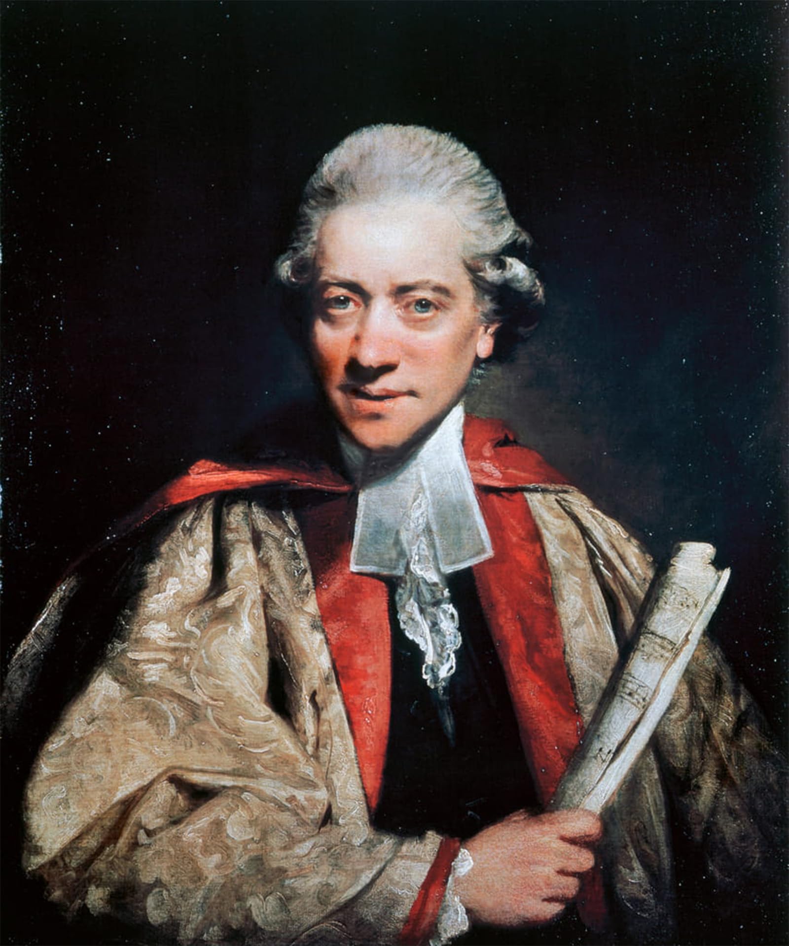 SERENDIPITP Aesthetic Poster Photo Wall Print Retro Picture Portrait of Charles Burney Composer Organist and Music Historian by Joshua Reynolds Modern Wall Artwork for Home Decor 60x90cm