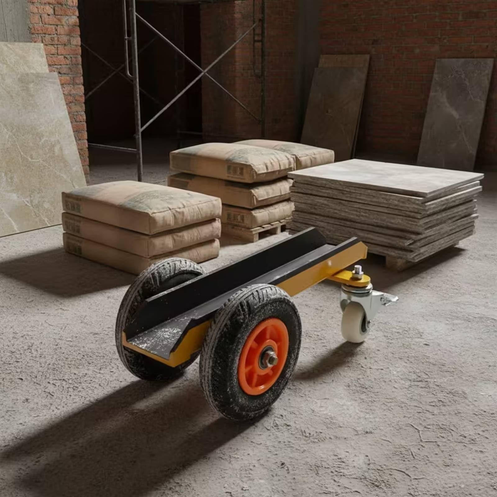 predolo Transporte con con Ruedas Cuádruples Industrial Mano Ruedas Estable Transportador para Profesionales