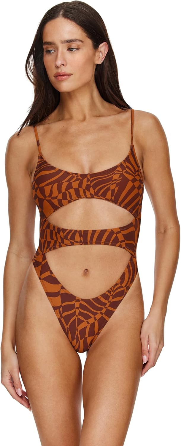 Gottex Flirtt Cut Out One Piece - Transformable Straps, Adjustable Straps, Removable Soft Cups, Front & Back Lining