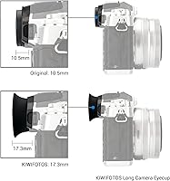 Vista 5 de Cubre visor de silicona suave para cámara ocular para Nikon Zfc Z fc, reemplaza al protector de la copa ocular Nikon DK-32