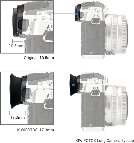 Miniatura 5 de Cámara de silicona blanda visor ocular Eyepiece para Nikon Zfc Z fc cámara reemplaza Nikon DK-32 Protector de copa de ojo