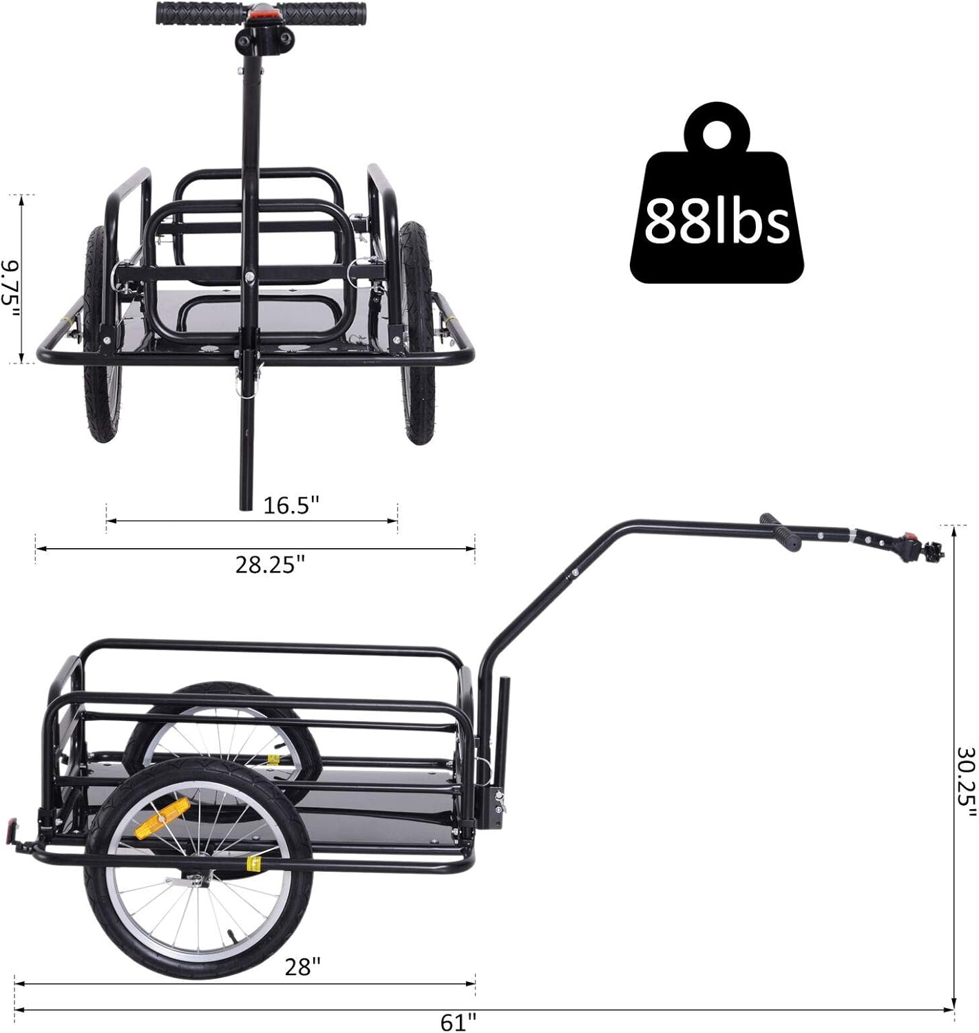 Folding Attachment Bicycles Transportation Groceries Photo