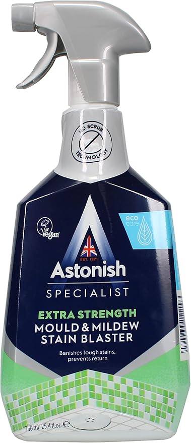 Astonish Mould & Mildew Stain Blaster (750ml) - Powerful Mould Remover ...