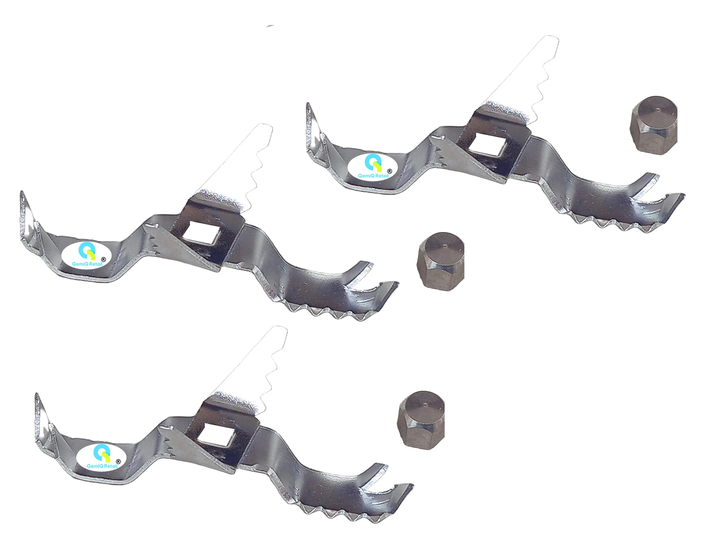 QemiQ Retail®- "CHUTNEY" JAR BLADE FITS MOST MIXER GRINDER'S(3 UNIT) BLADE ONLY-image-35