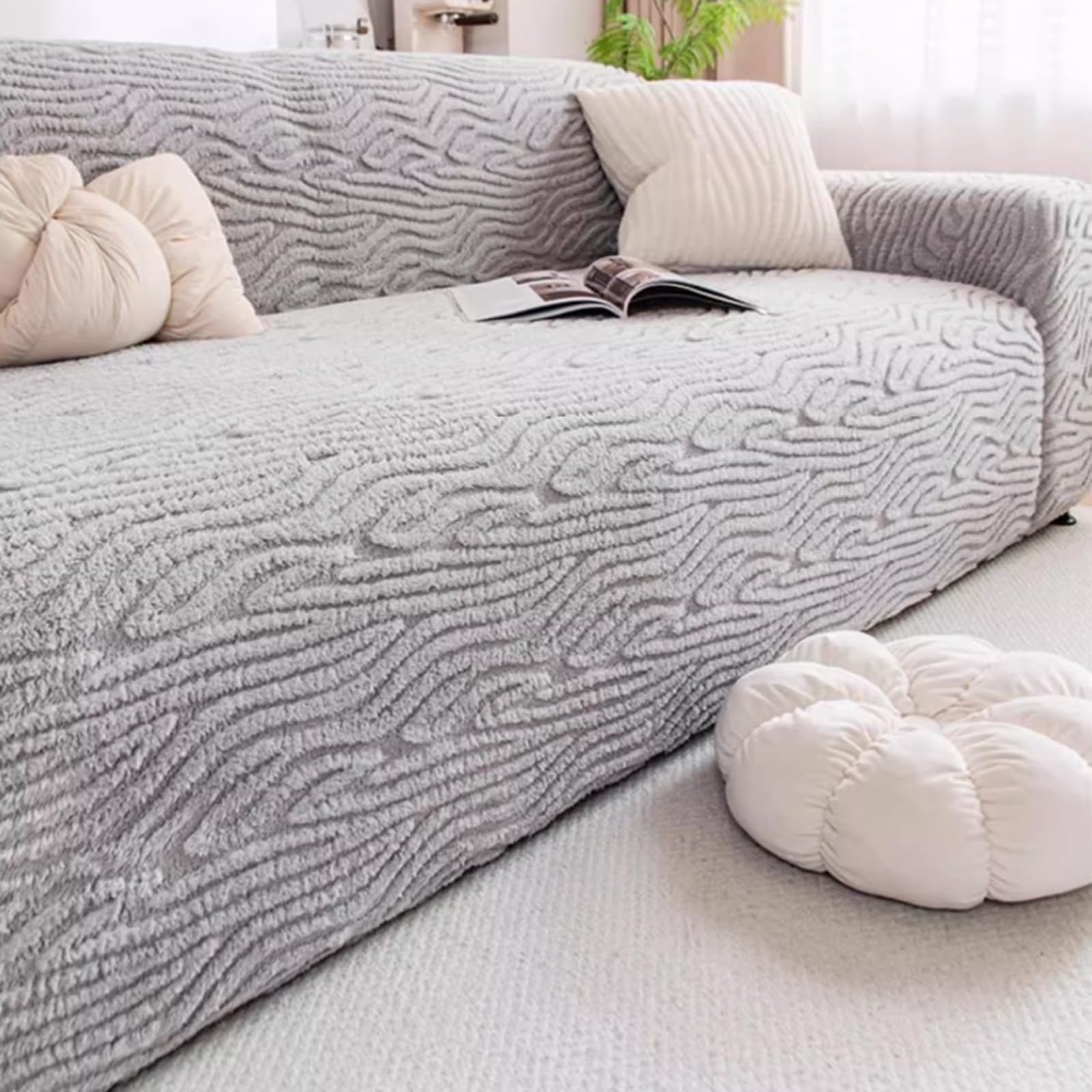 Coussin housse de canapé en velours épais de qualité supérieure