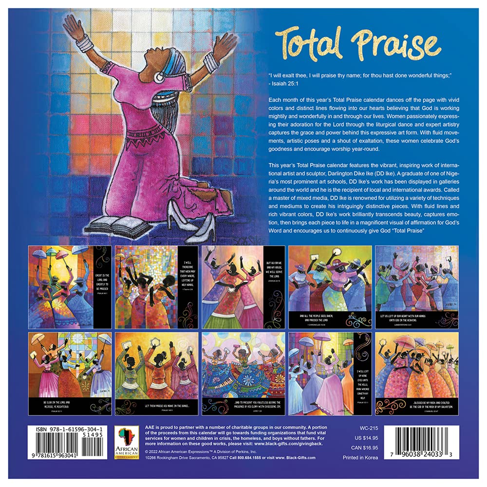 African American Expressions 2022 Wall Calendars 20222023 Monthly