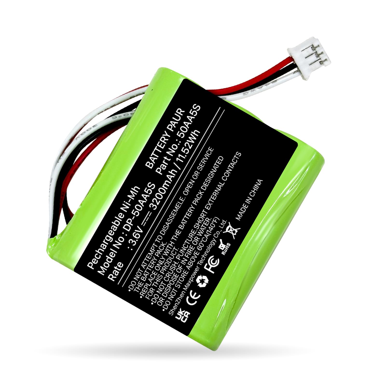 Akku für TonieBox, 3200mAh NiMH 50AA5S Ersatzakku Ersatzteil,Tonie Box Akku Ersatz,Kapazität für TonieBox, Musicbox, Soundbox, Ersatzbatterien Lautsprecher Boxen