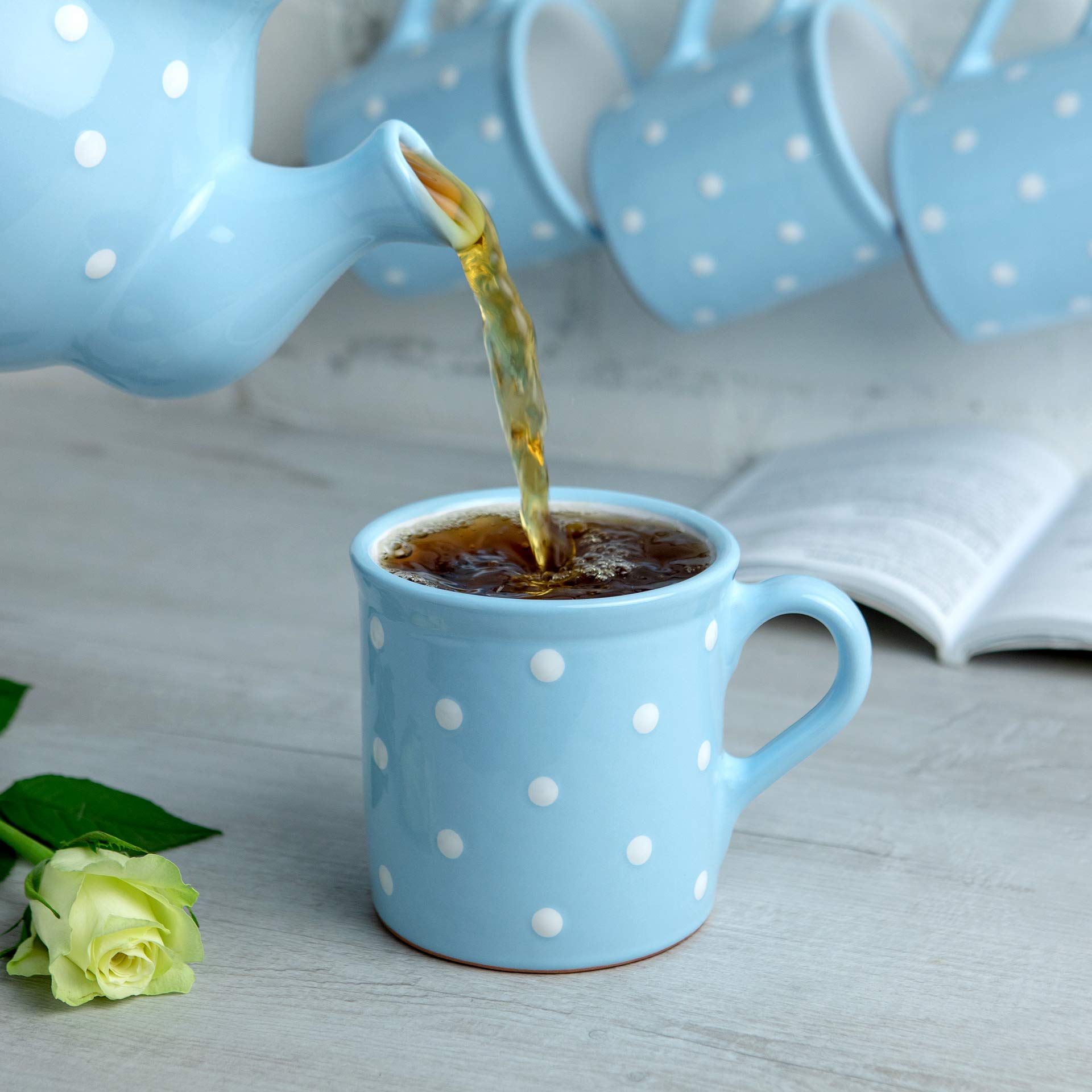 Regalo Originale Tazza Tazza Grande City To Cottage 500ml - Ceramica  Dipinta A Mano Con Motivo Pois Ceramica Mano Dipinta City To Cottage, image size:1920x1920