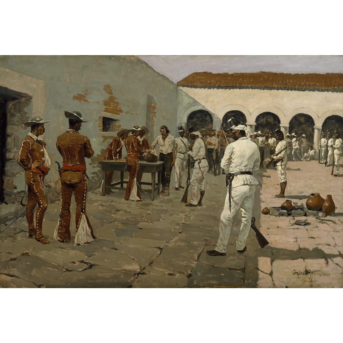 Poster Remington L'expédition Mier 76x101 cm grand format pour salon