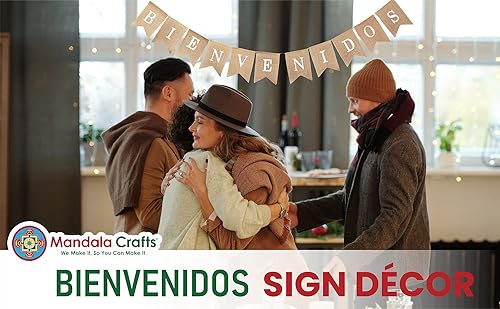 Miniatura 4 de Mandala Crafts Letrero de bienvenida de arpillera para decoración de bienvenidos, cartel rústico de bienvenida para aula, telón de fondo, porche,