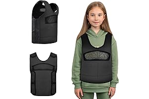 Weighted Vest for Kids with Sensory Issues (Assistant Name), Black and Navy Blue