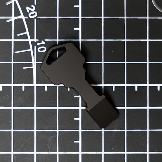 DAILYCARRYCO. KeyPry New Keychain prybar (Black)