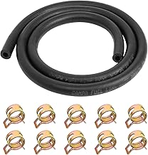6mm Fuel Line Kit, Diesel Heater Fuel Line, Engines Fuel Pipe with 10 Clamps, Fuel Hose for Car Truck Scooter Motorcycle