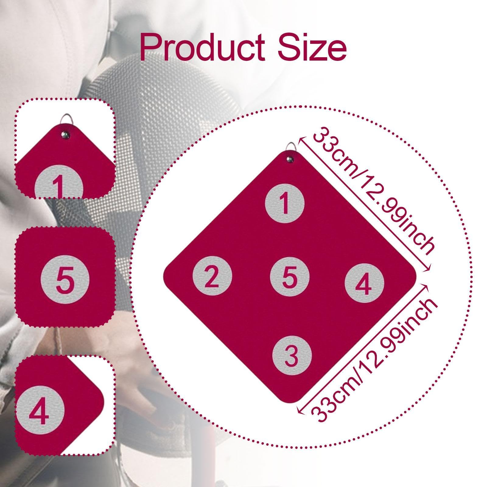 kowaku Fencing Target Training Tool Sturdy Fencing Present for Enthusiasts Wall Mount for Fencers Skill Improvement Practice Board