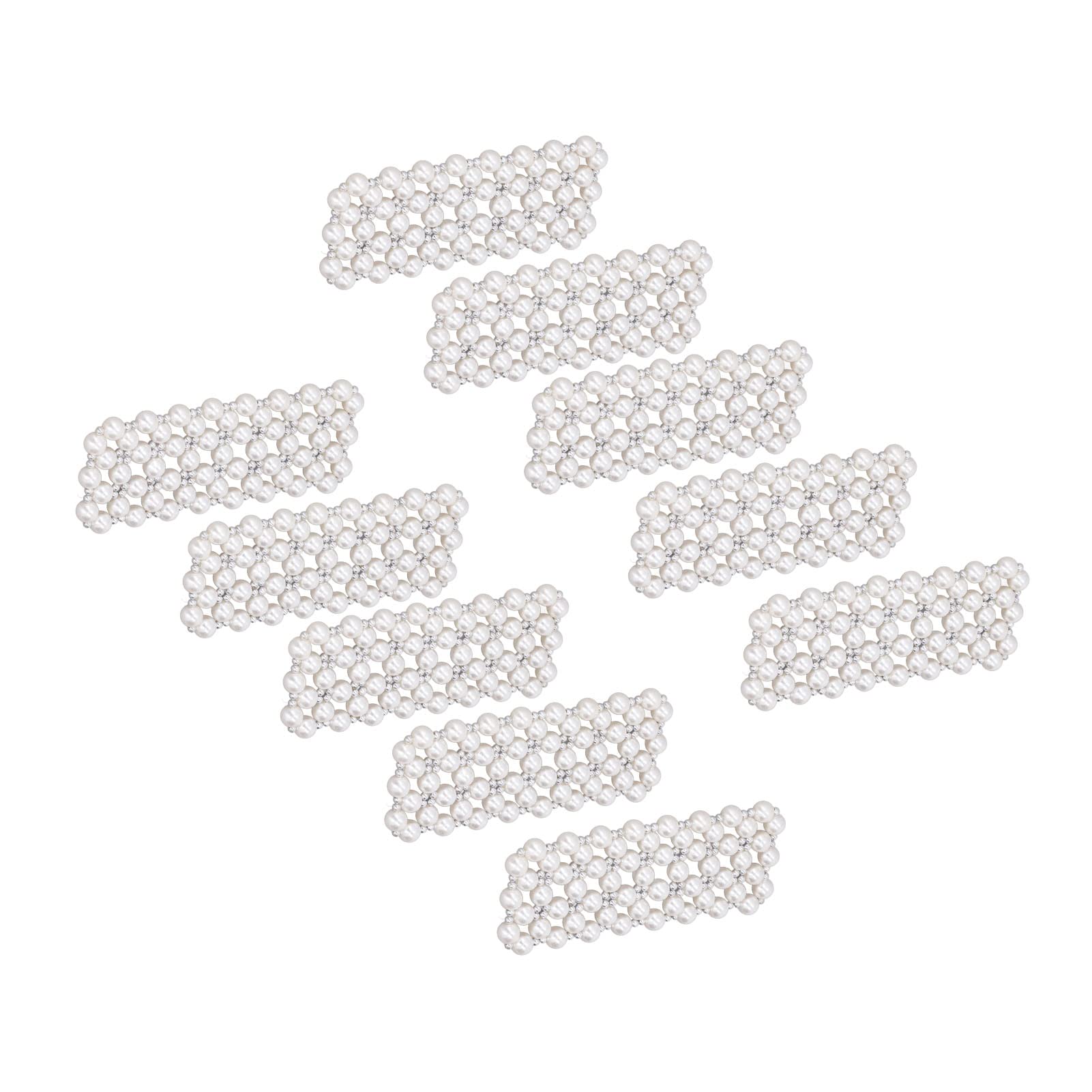 Catenella Decorativa con Perline Decorative da 10 Pezzi Fai-da-te per Progetti Artigianali, Resina ABS Resistente per Borse, Scarpe, Custodie per Telefoni (XKcfzz)