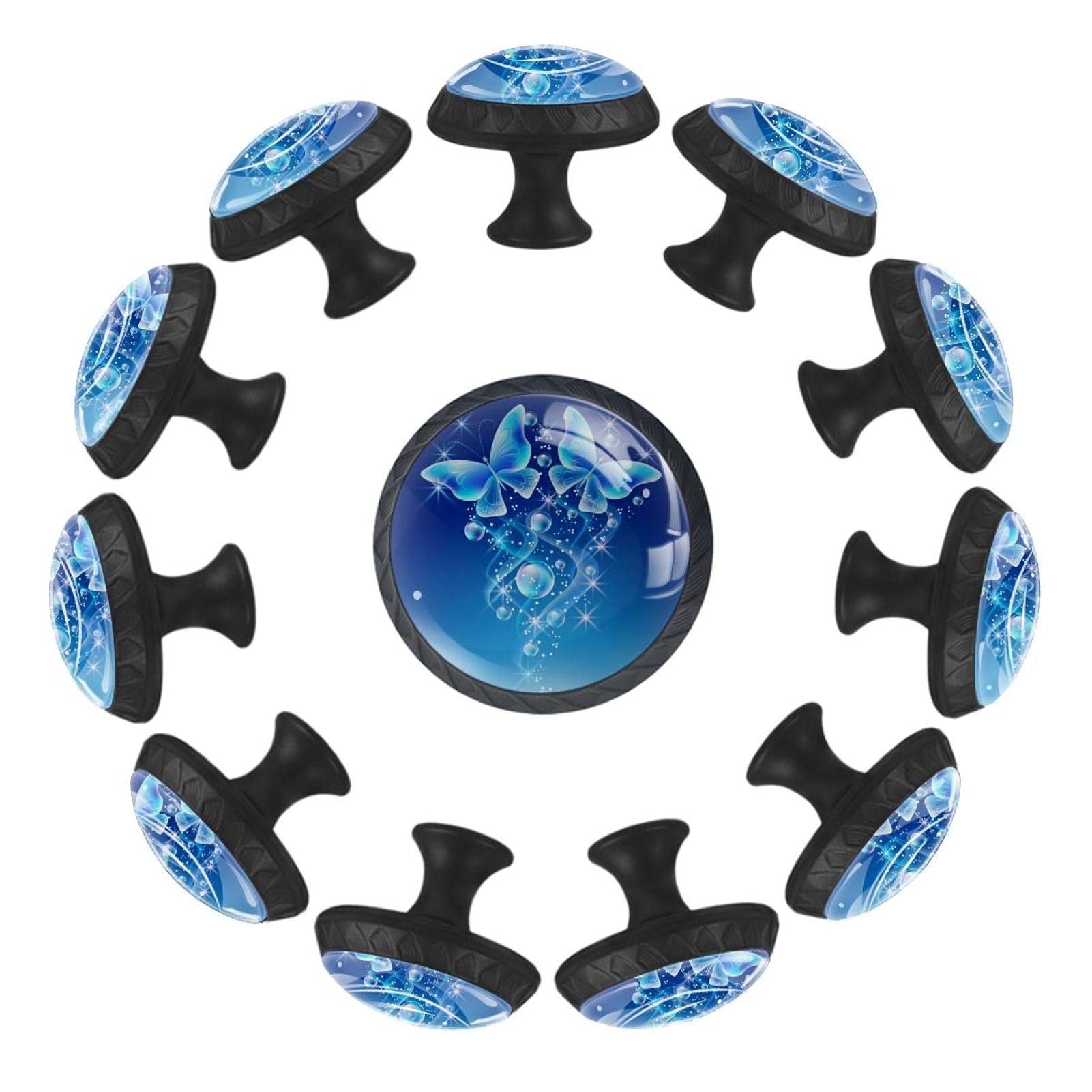 Boutons de tiroir papillon pour une chambre magique boutons bulles 35 mm lot de 12