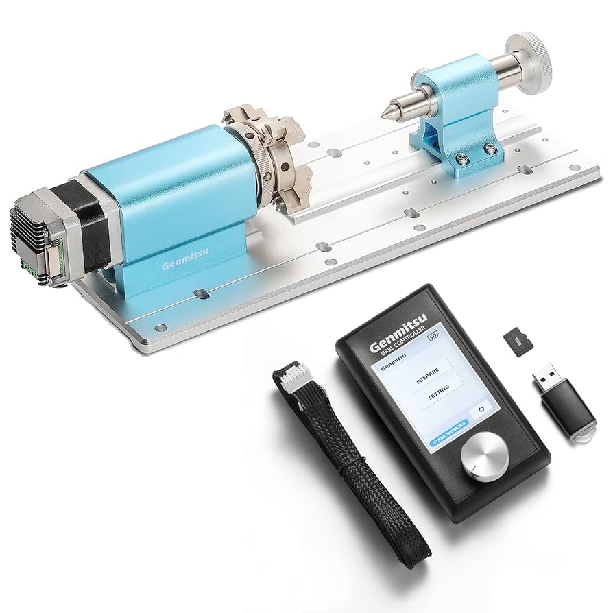 Amazon.com: Genmitsu 4th Axis Rotary Module Kit and Offline