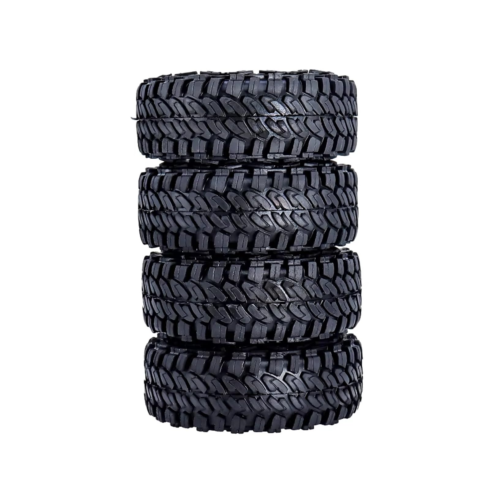 RC Neumático Coche para Traxxas para Redcat para SCX10 para TF2 Car 4 Uds 1,9 Pulgadas 114MM RC para Neumáticos para Rock Crawler Ruedas con Interior 1/10 Todoterreno