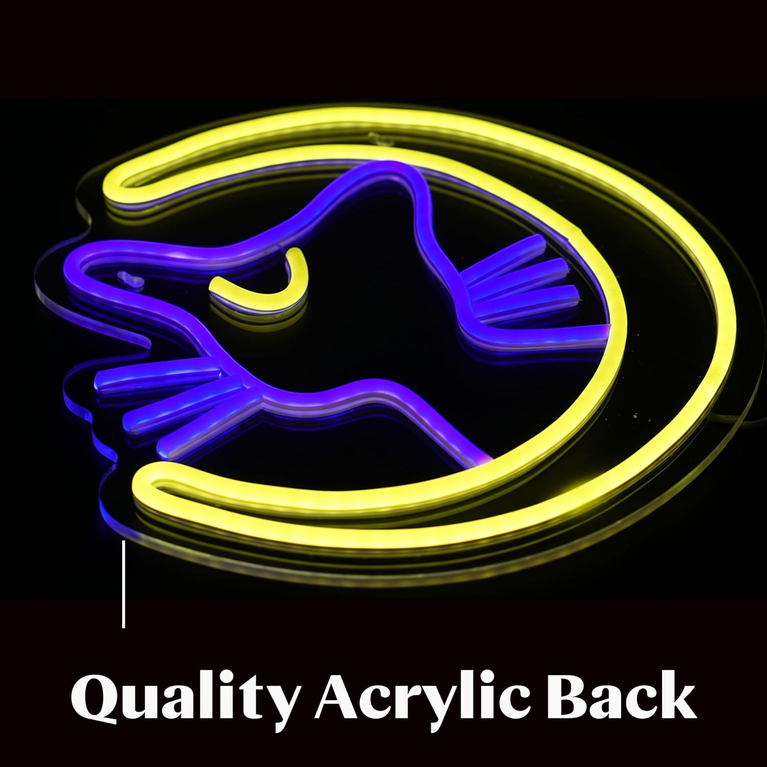 Japanese Anime Luna Neon Sign for Bedroom Wall Decor, LED Dimmable Moon Cat Signs for Kids Gifts, Luna Neon Light for Girls Game Room Dorm Birthday Party 13 * 13 Inches