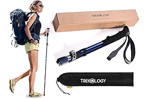 TREKOLOGY TREKZ SE Collapsible Hiking Walking Poles