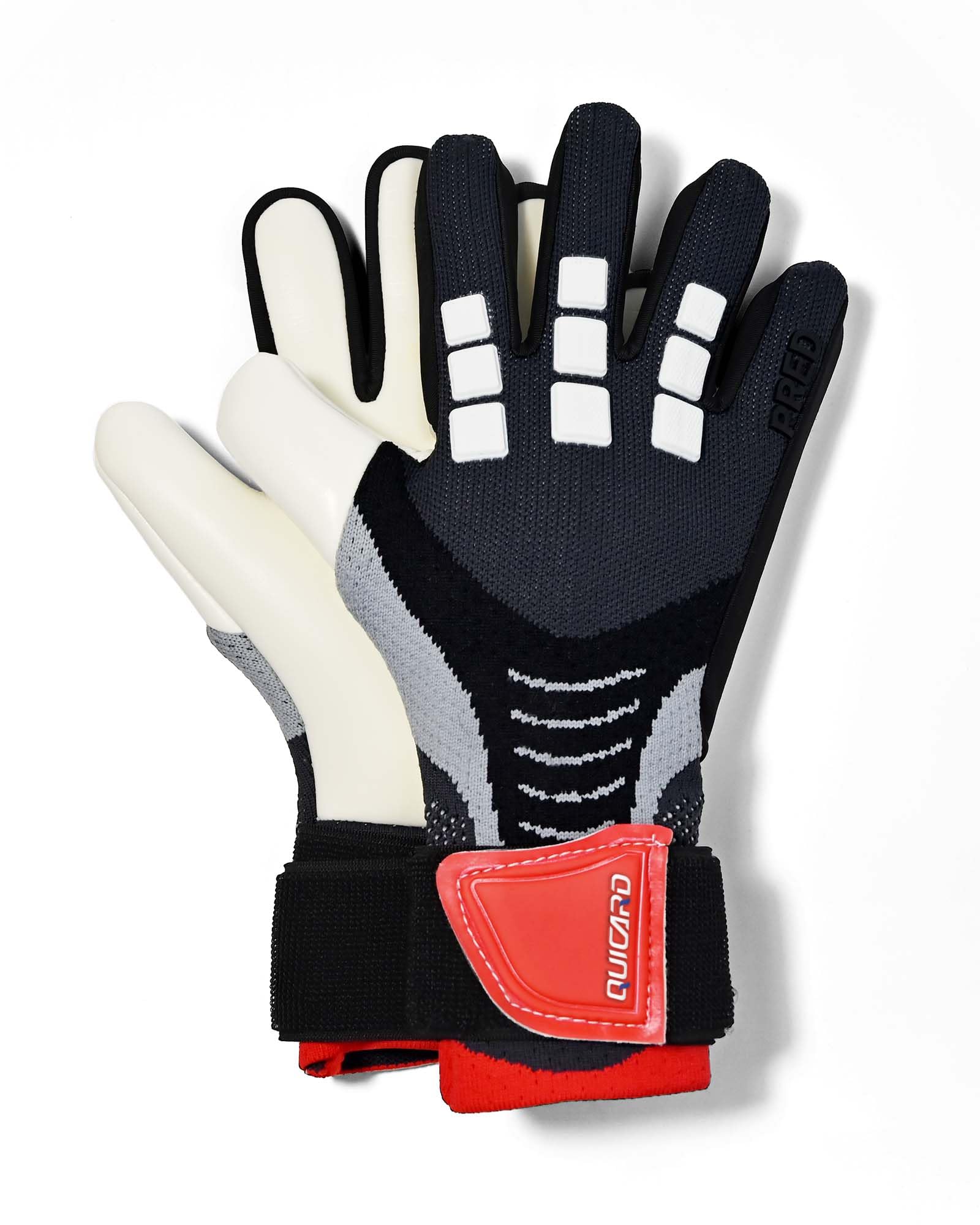 Gants de gardien de but de football pour enfants, adolescents et adultes avec paume en latex, forte adhérence, respirants, pour l'entraînement et le jeu, taille 6-9