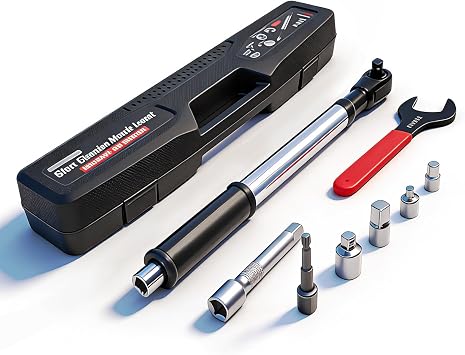 VACHAN 1/2" Offset Extension Wrench for Electric Drill, with Versatile 3/8", 1/4" Square Drive Adapters,1/2" Drive Extension Bar,38mm Single Open End Wrench,Impact Ratchet Extender forTight Spaces