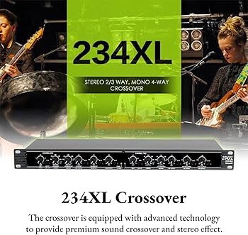 Amazon.com: 234XL Crossover, 2/3 Way Mono Electronic Crossover, 4