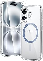 Vista 87 de FNTCASE Funda para iPhone 15 Plus: Fundas magnéticas transparentes para teléfono con protector de pantalla compatible con Magsafe Slim Anti