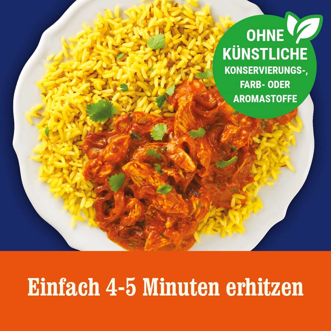 Ben's Original - Multipack - Langkorn Reis, 10 Minuten Kochbeutel (12 x 500g) I Sauce Cremiges Curry (6 x 400g), 18 Packungen (12 x 500g I 6 x 400g)