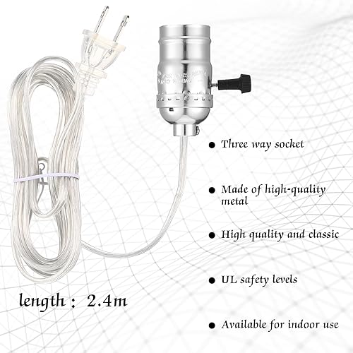 Miniatura 3 de Kit de reparación de lámpara de 55 piezas, kit de cableado de lámpara antigua, kit de lámpara, piezas de repuesto de lámpara, piezas de lámpara con