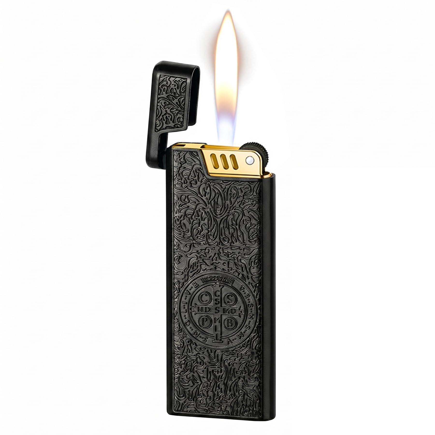 Encendedor de butano para marido, un regalo elegante de metal y tamaño bolsillo