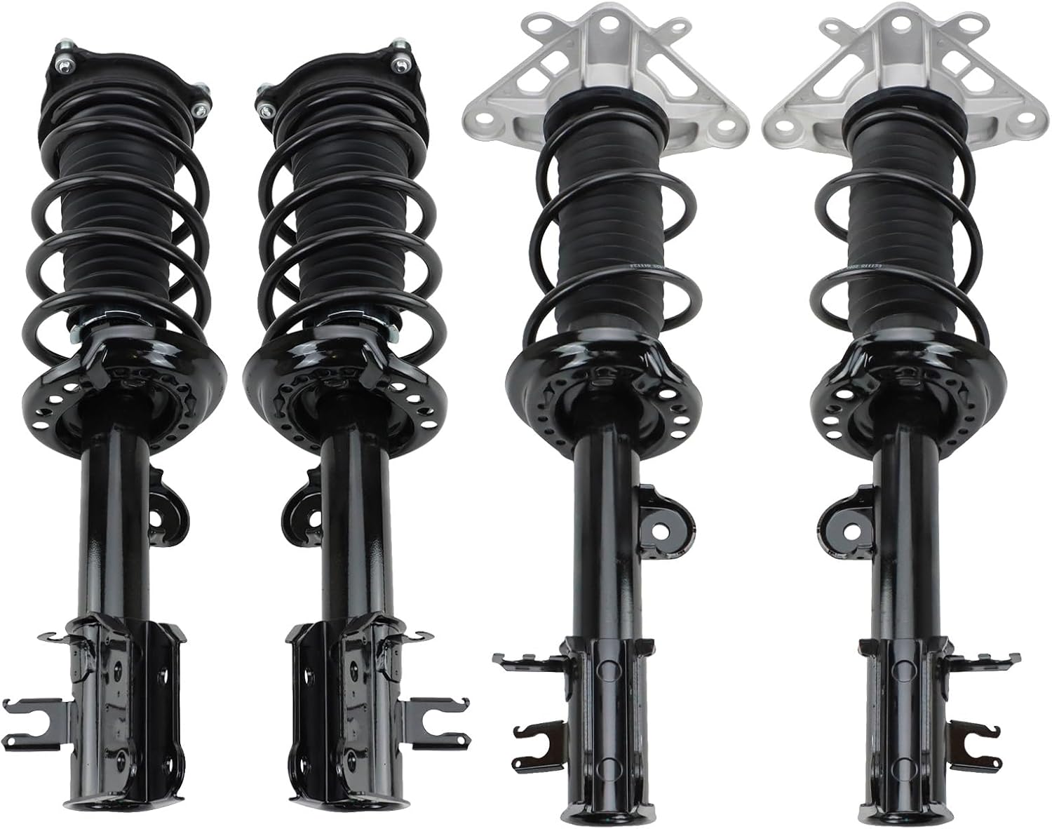 TRQ Front and Rear Strut & Coil Spring Assembly Set Driver & Passenger Sides Compatible with 15-18 Jeep Renegade