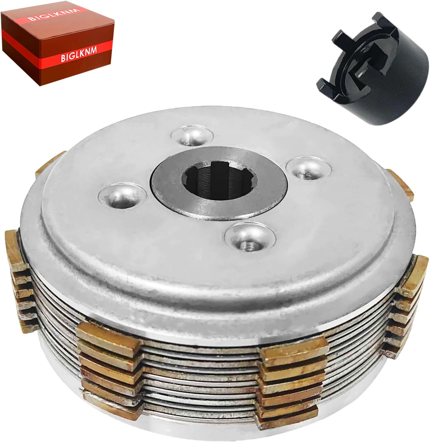 Clutch Kit & Clutch Hub Spanner Tool Compatible with Honda Rebel 250 CMX250/C/X 1985-2016 Nighthawk 250 CB250 1991-2008