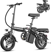 LELEKUAI T1 Foldable Electric Bike for Adults & Teens, 560W Motor, 24MPH Top Speed, 32Mi Range, Removable Battery, Dual Disc Brakes