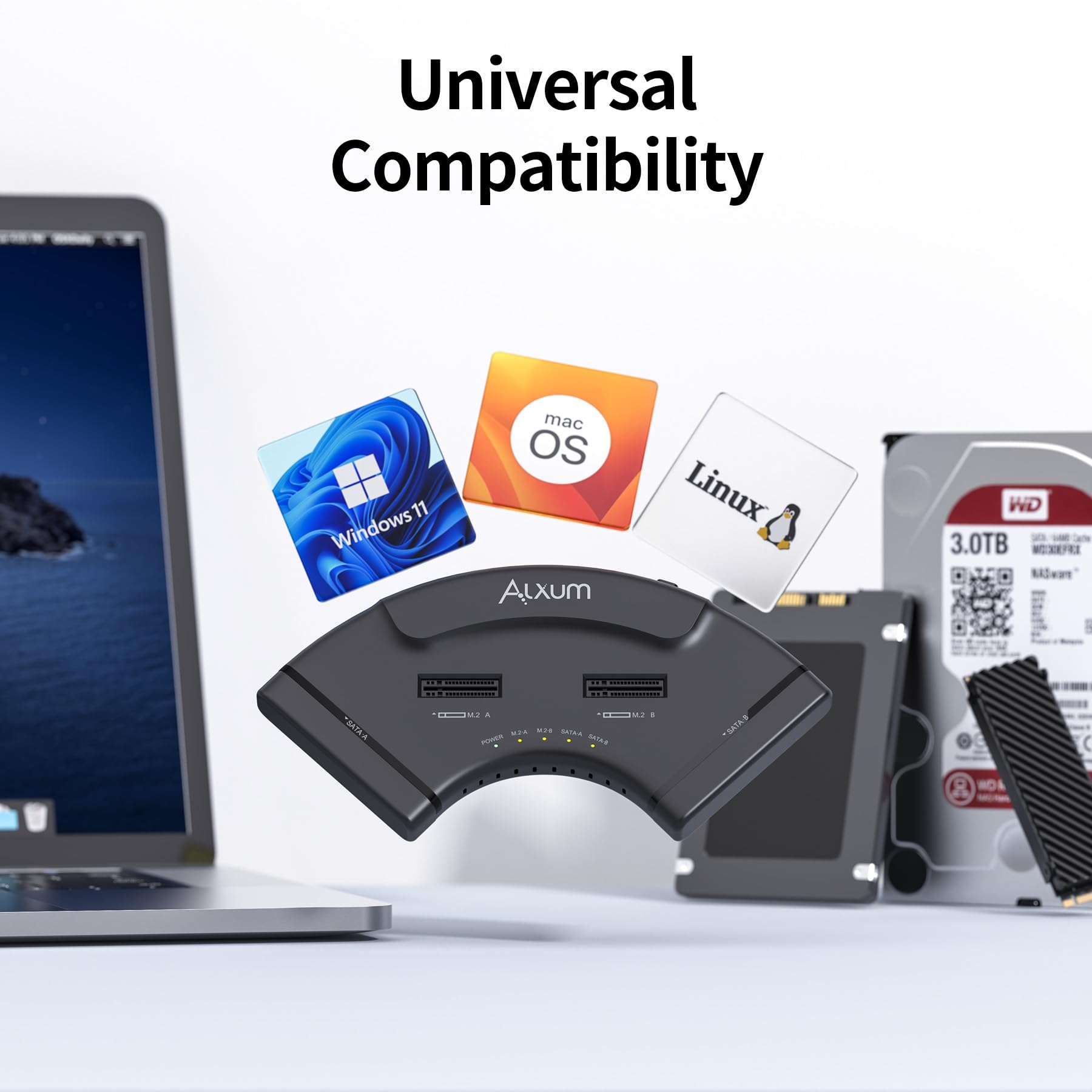 Alxum Adapter SATA M.2