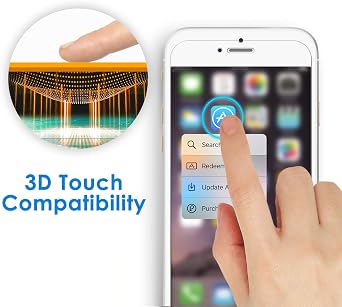 JETech Screen Protector for iPhone 6 Plus and iPhone 6s Plus, 5.5-Inch, Tempered Glass Film, 2-Pack