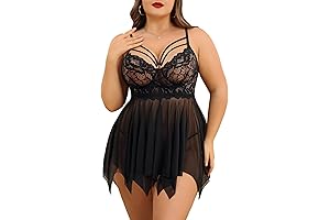 Plus Size Sexy Babydoll Nightie for Women
