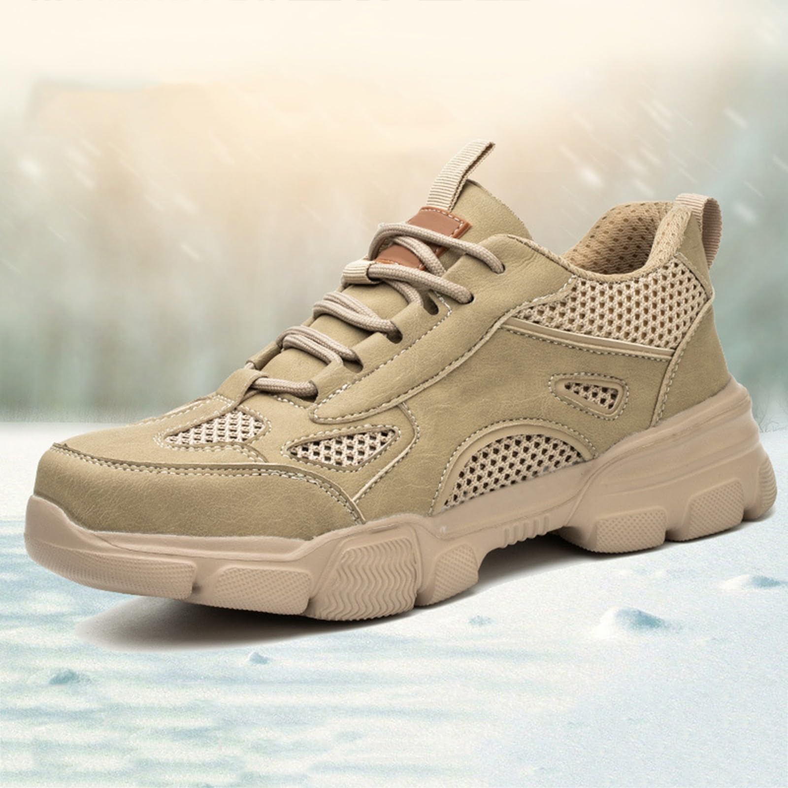 Zapatillas Hombre Suela Gruesa Zapatillas Con Cordones Zapatos
