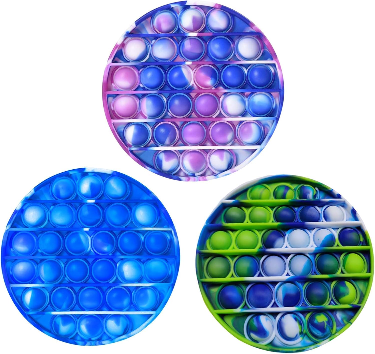Buy ZNNCO 3PCS Silicone Tie-dye Push 