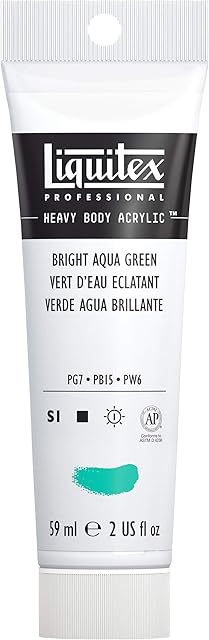 Liquitex Heavy Body Acrylic Paint 59ml Tube Bright Aqua Green Series 1