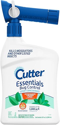 Miniatura 14 de Cutter Concentrado en aerosol para control de insectos en el patio trasero (paquete de 6), mata mosquitos, pulgas y hormigas enumeradas, 32 fl oz