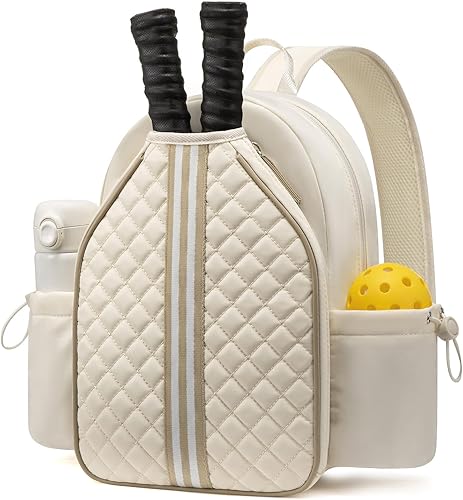 Sucipi Bolsas de pickleball para mujer, ligeras y elegantes mochilas acolchadas para pickleball