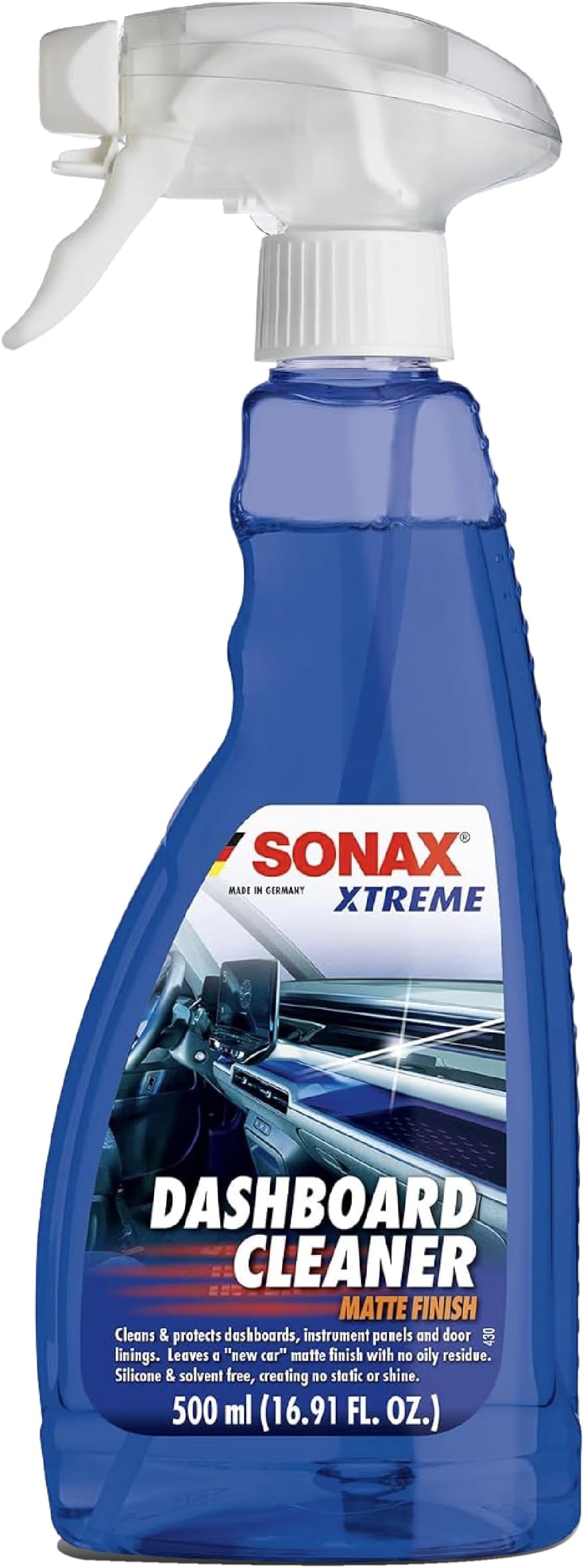 SONAX Dashboard Cleaner - Interior Car Cleaner & Protectant, Matte, 500ml