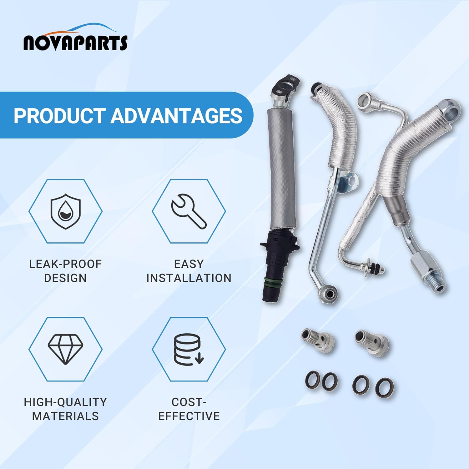Snapklik.co : Turbo Oil Return Pipe Tube Hose For Chevy Cruze Sonic - View #7