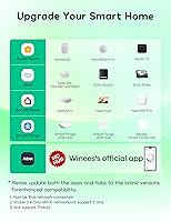 Vista 2 de Winees Matter - Enchufe inteligente, paquete de 2 unidades, salida inteligente que funciona con Alexa, Apple Home, Google Home, SmartThings