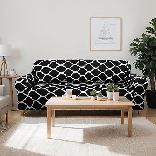 Miniatura 6 de Peryiter Juego de 2 fundas de sofá para sala de estar, protector de muebles, sofá y sofás, funda de sofá biplaza o sillón, protector de muebles,